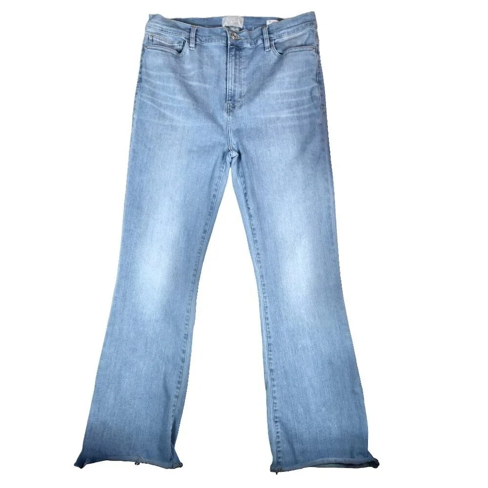 Frame Denim Light Blue Flare Jeans - Picture 1 of 9